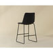 Cal 39.5 inch Antique Black Counter Stool, Set Of 2